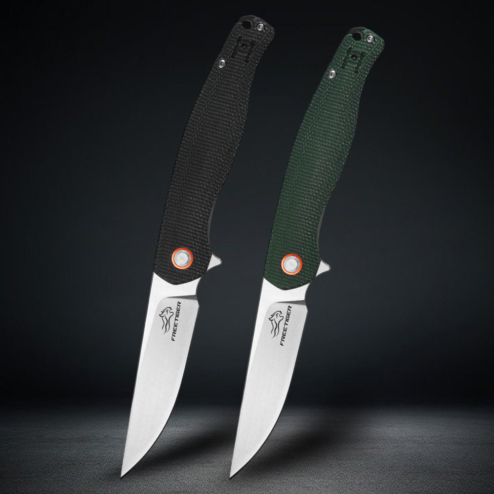 D2 Steel Folding Knife - EDC Pocket Knife, for Hunting & Camping FT941