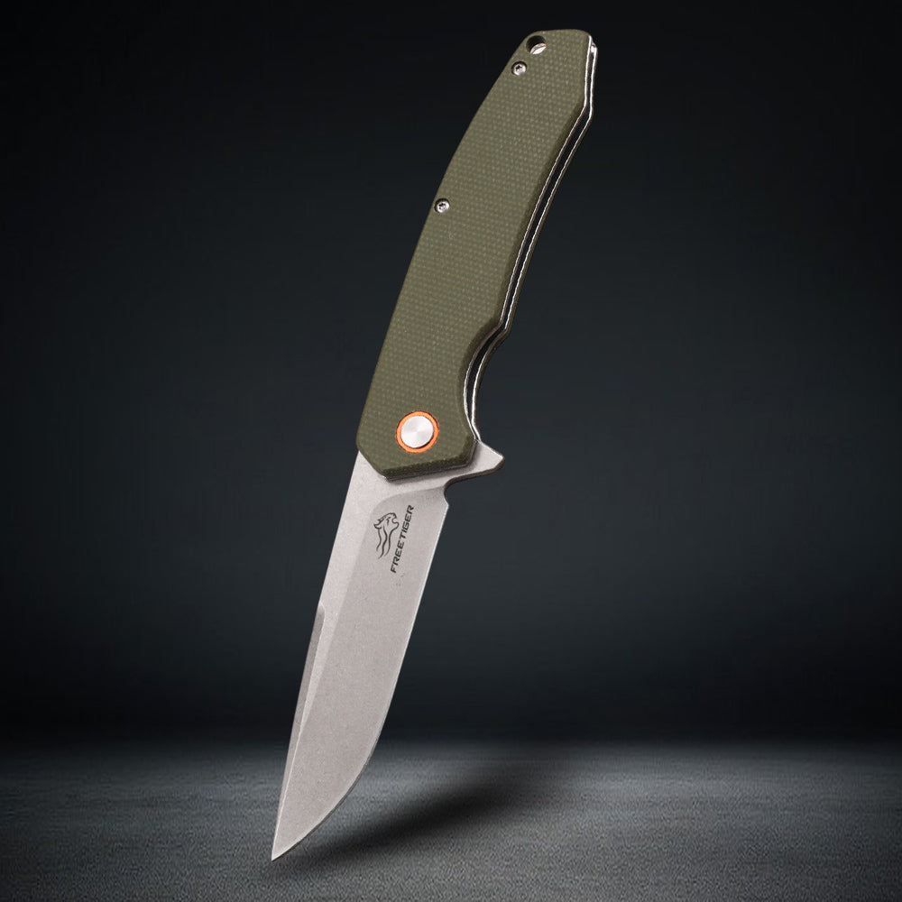 Compact EDC Knife with D2 Steel Blade FT936