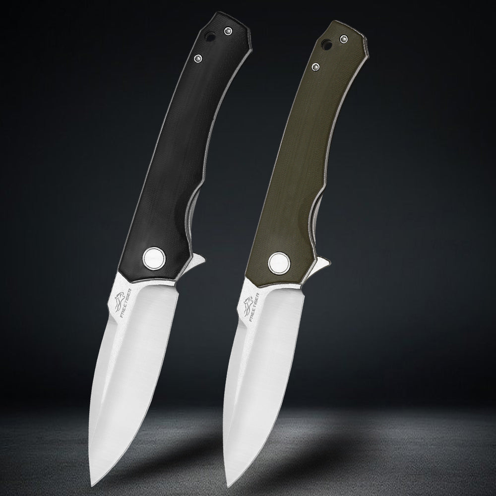 FREETIGER FT91 Folding Pocket Knife D2 Blade G10 Handle Liner Lock
