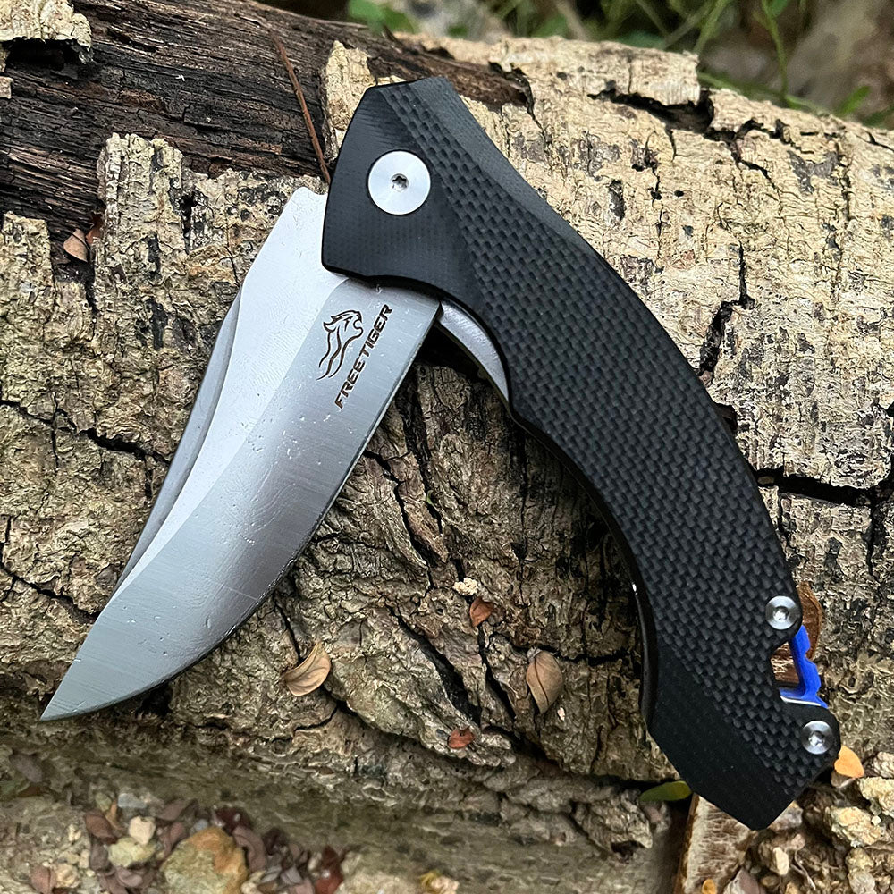 FREETIGER FT711 Folding Knife D2 Blade G10 Handle Liner Lock