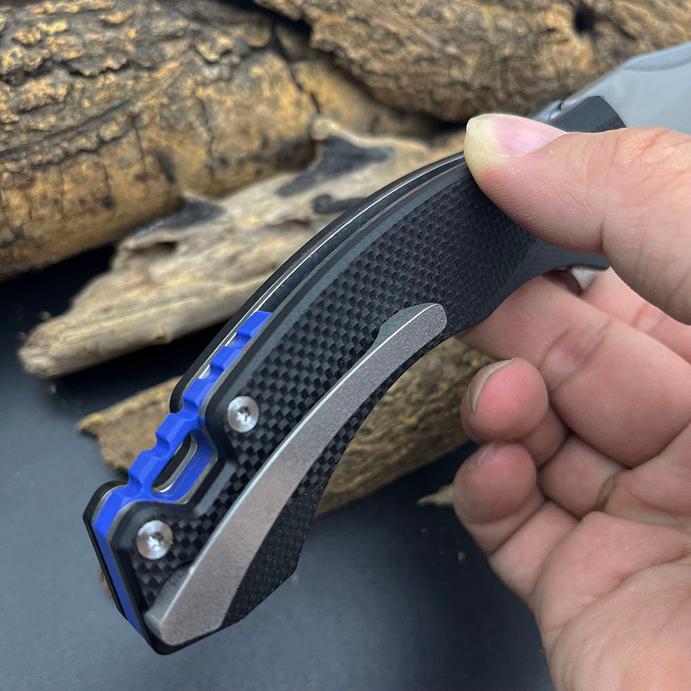 FREETIGER FT711 Folding Knife D2 Blade G10 Handle Liner Lock
