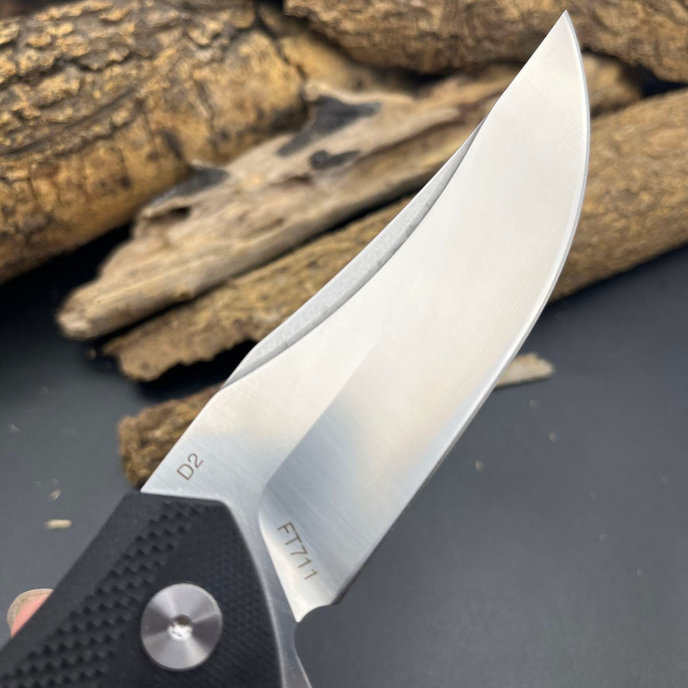 FREETIGER FT711 Folding Knife D2 Blade G10 Handle Liner Lock