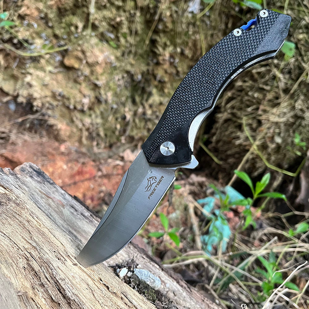 FREETIGER FT711 Folding Knife D2 Blade G10 Handle Liner Lock