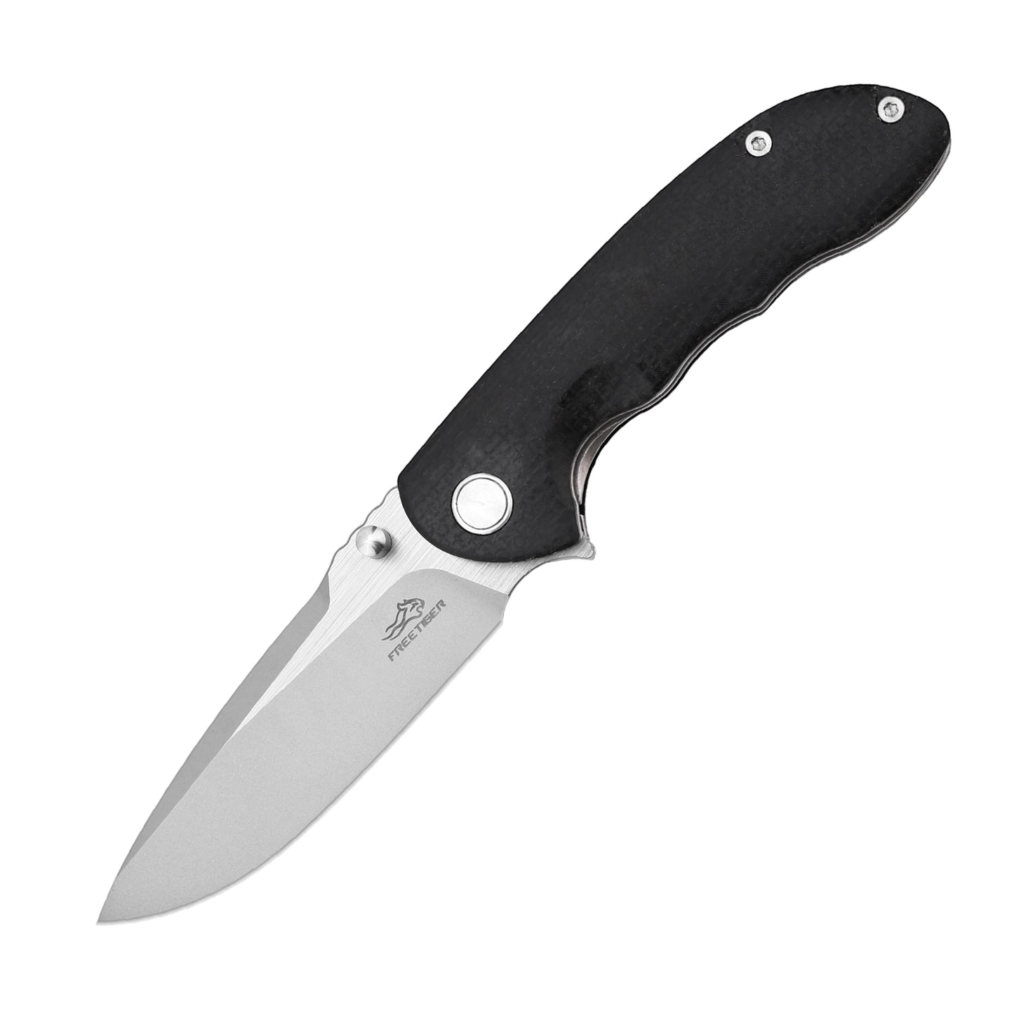 Folding Pocket Knife with 14C28N Steel Blade Micarta Handle Liner Lock