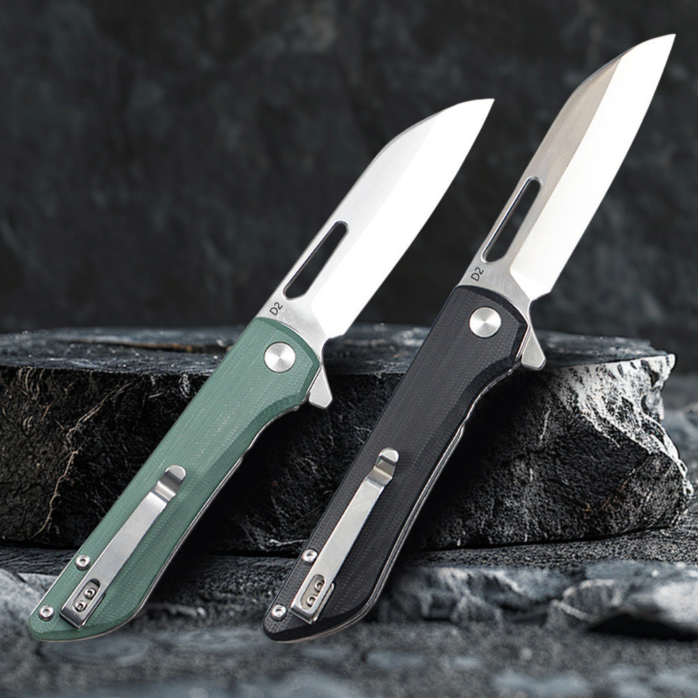 FREETIGER FT933 Folding Knife G10 Handle D2 Blade Liner Lock Pocket Knife