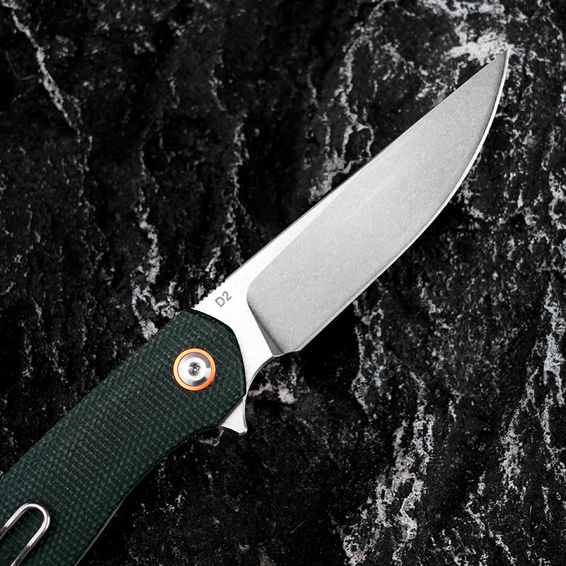 D2 Steel Folding Knife - EDC Pocket Knife, for Hunting & Camping FT941
