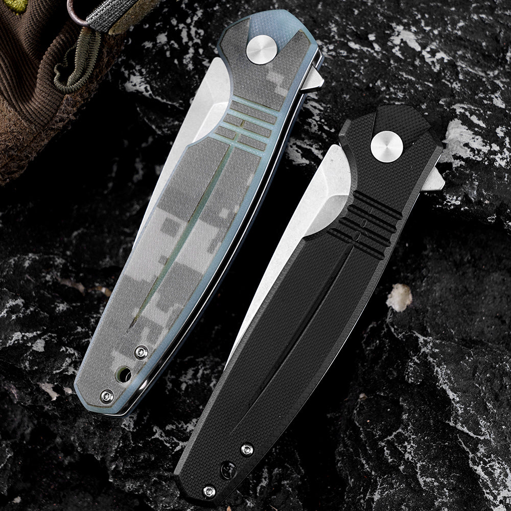 FREETIGER Pocket Knife with D2 Blade Micarta Handle FT934