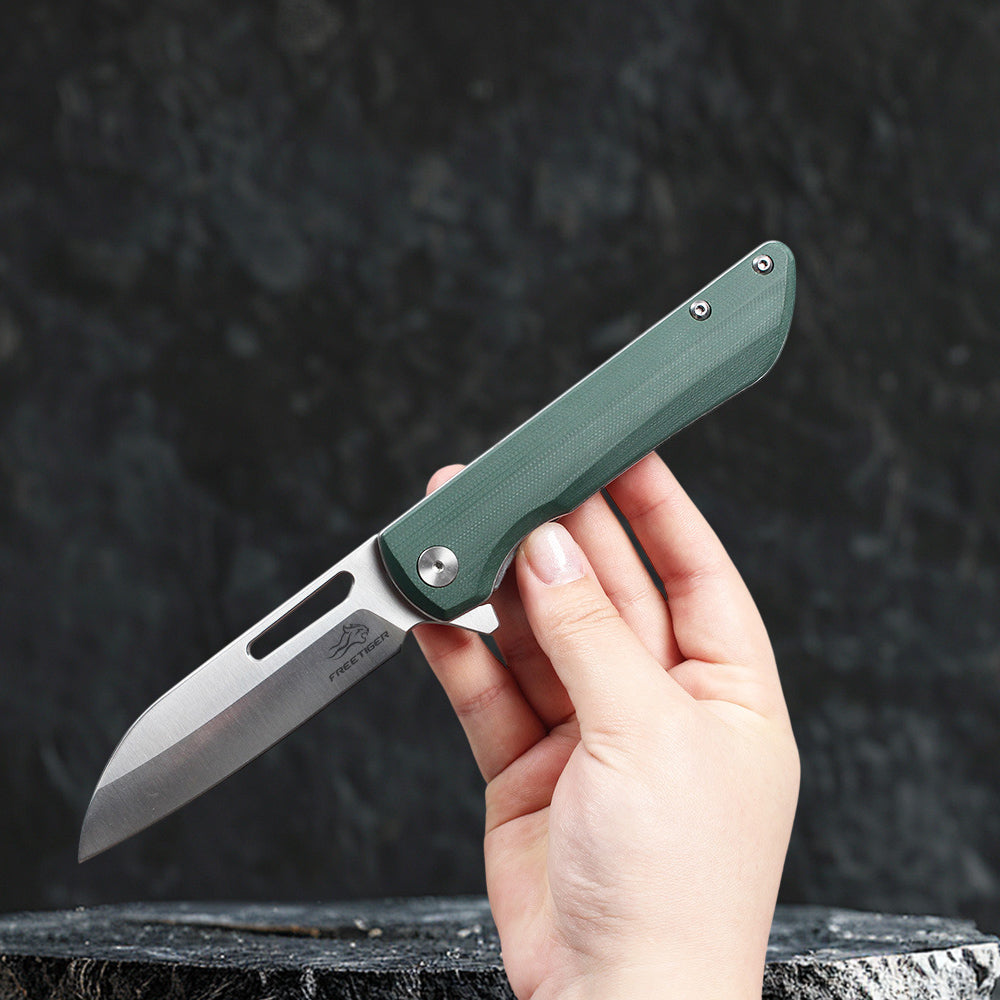FREETIGER FT933 Folding Knife G10 Handle D2 Blade Liner Lock Pocket Knife