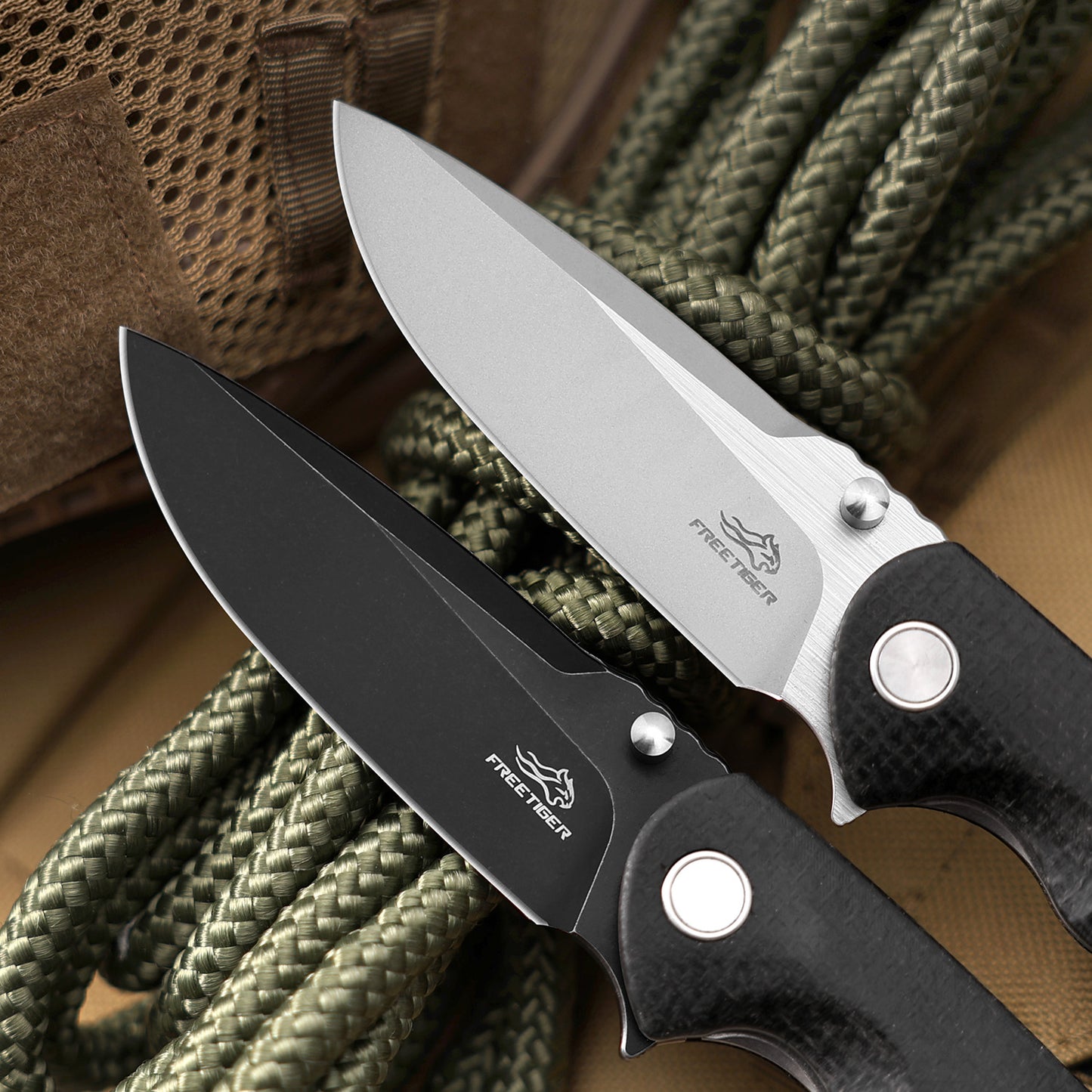 Folding Pocket Knife with 14C28N Steel Blade Micarta Handle Liner Lock
