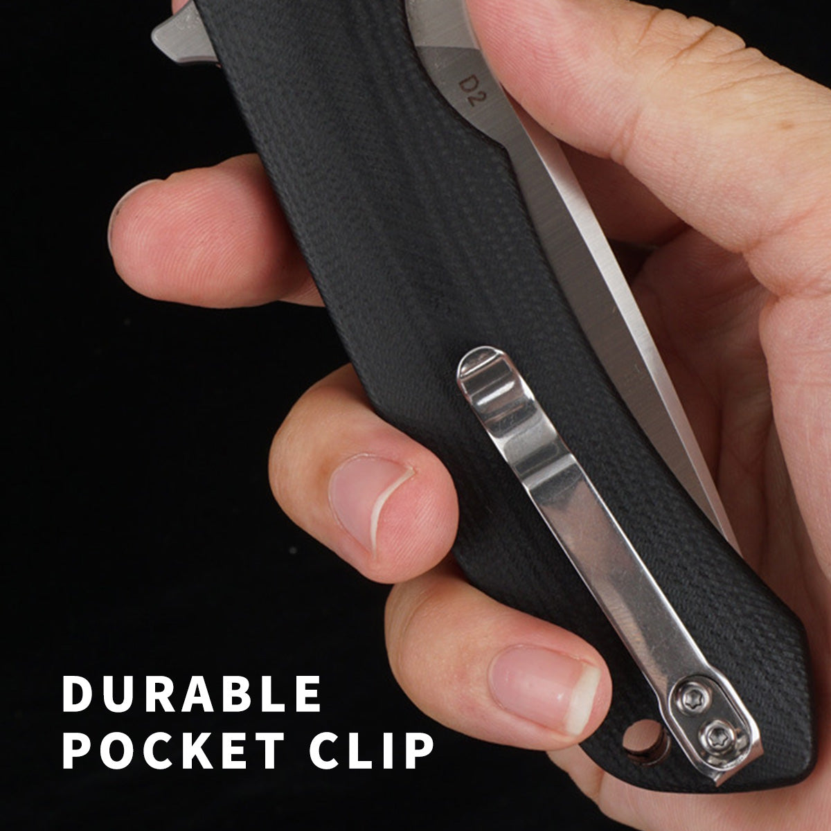 FREETIGER D2 Blade G10 Handle Liner Lock Pocket Folding Knife FT916