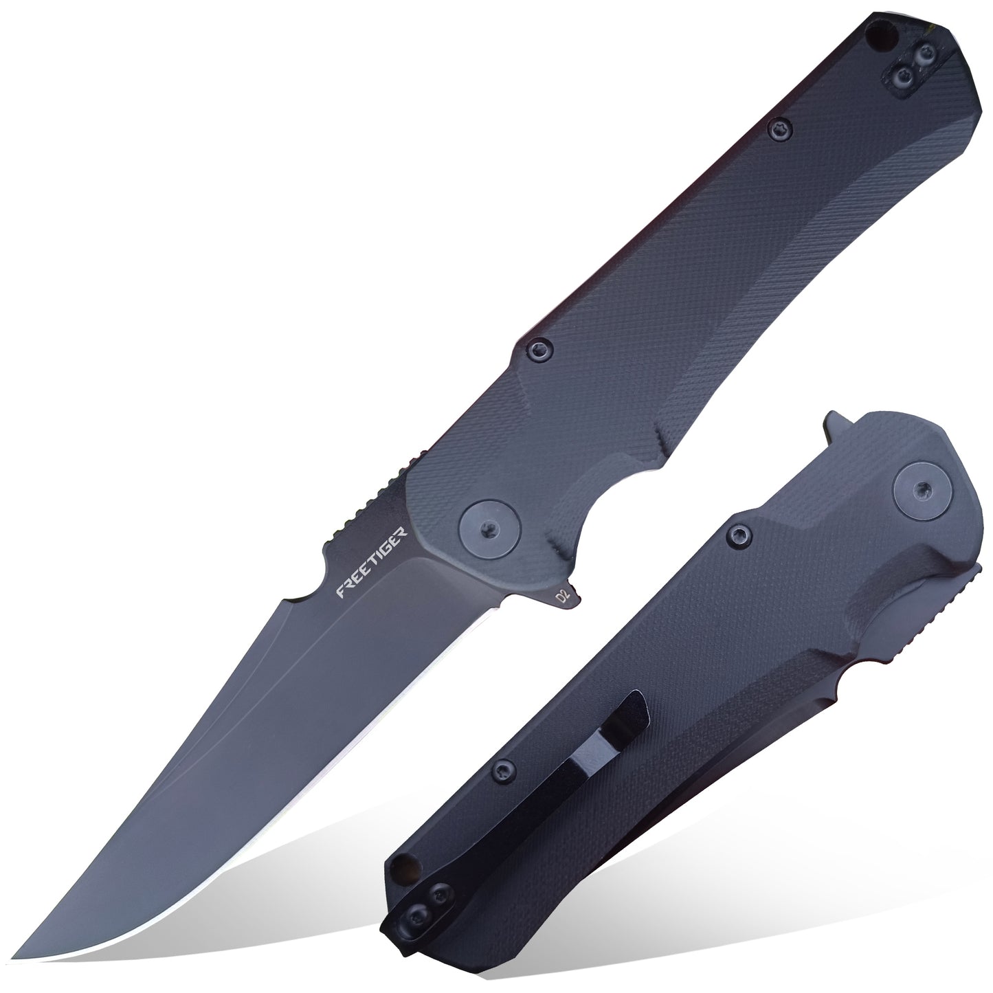 FREETIGER FT61 SPARKER D2 Blade Liner Lock Flipper Folding Knife