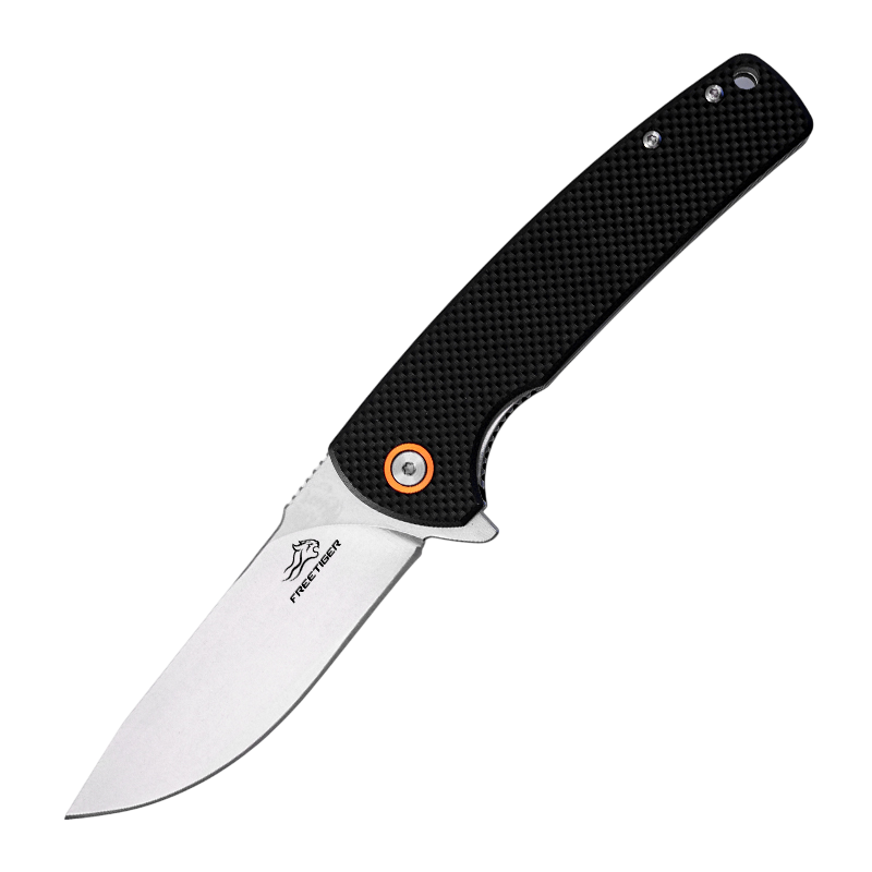 D2 Steel Folding EDC Pocket Knife, Survival Multitool for Hunting & Tactical FT942