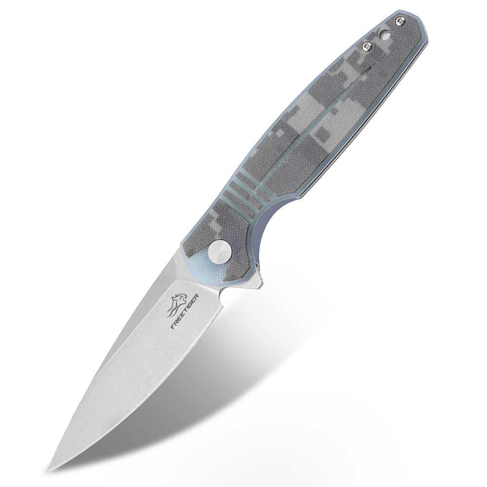 FREETIGER Pocket Knife with D2 Blade Micarta Handle FT934