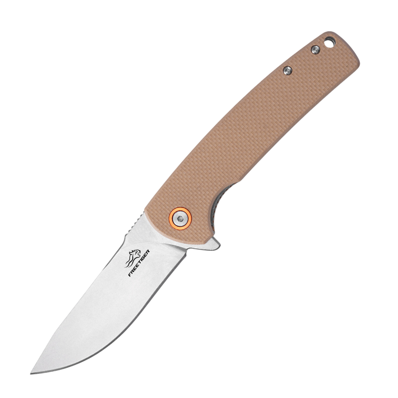 D2 Steel Folding EDC Pocket Knife, Survival Multitool for Hunting & Tactical FT942