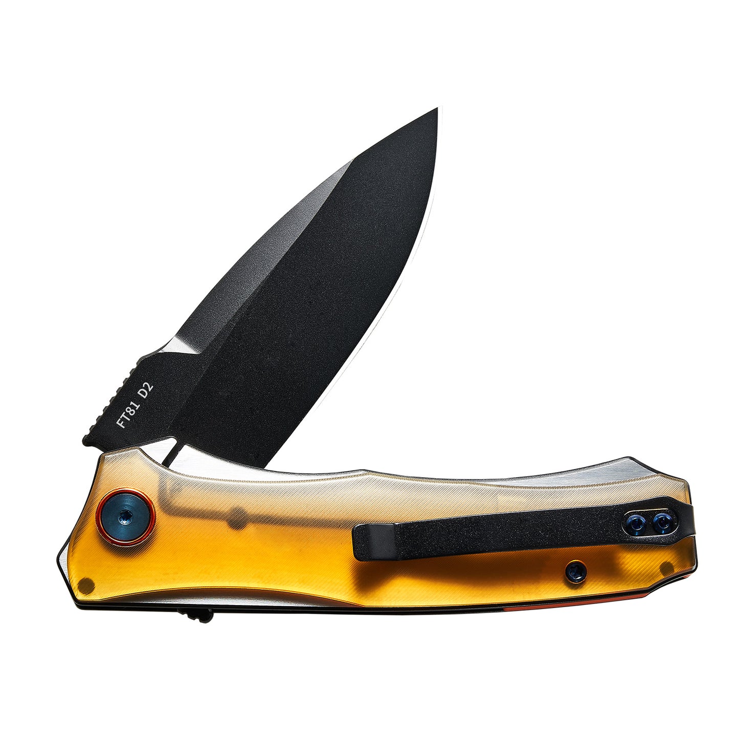 FREETIGER FT81 Ultem Handle D2 Blade Liner-Lock Ball Bearing Folding Knife