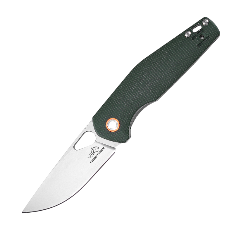 FREETIGER Compact Folding Knife - D2 Steel Blade with Micarta Handle FT939
