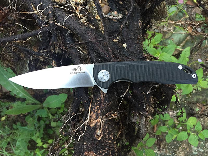 FREETIGER FT901 D2 Blade G10 Handle Liner Lock Folding Knife