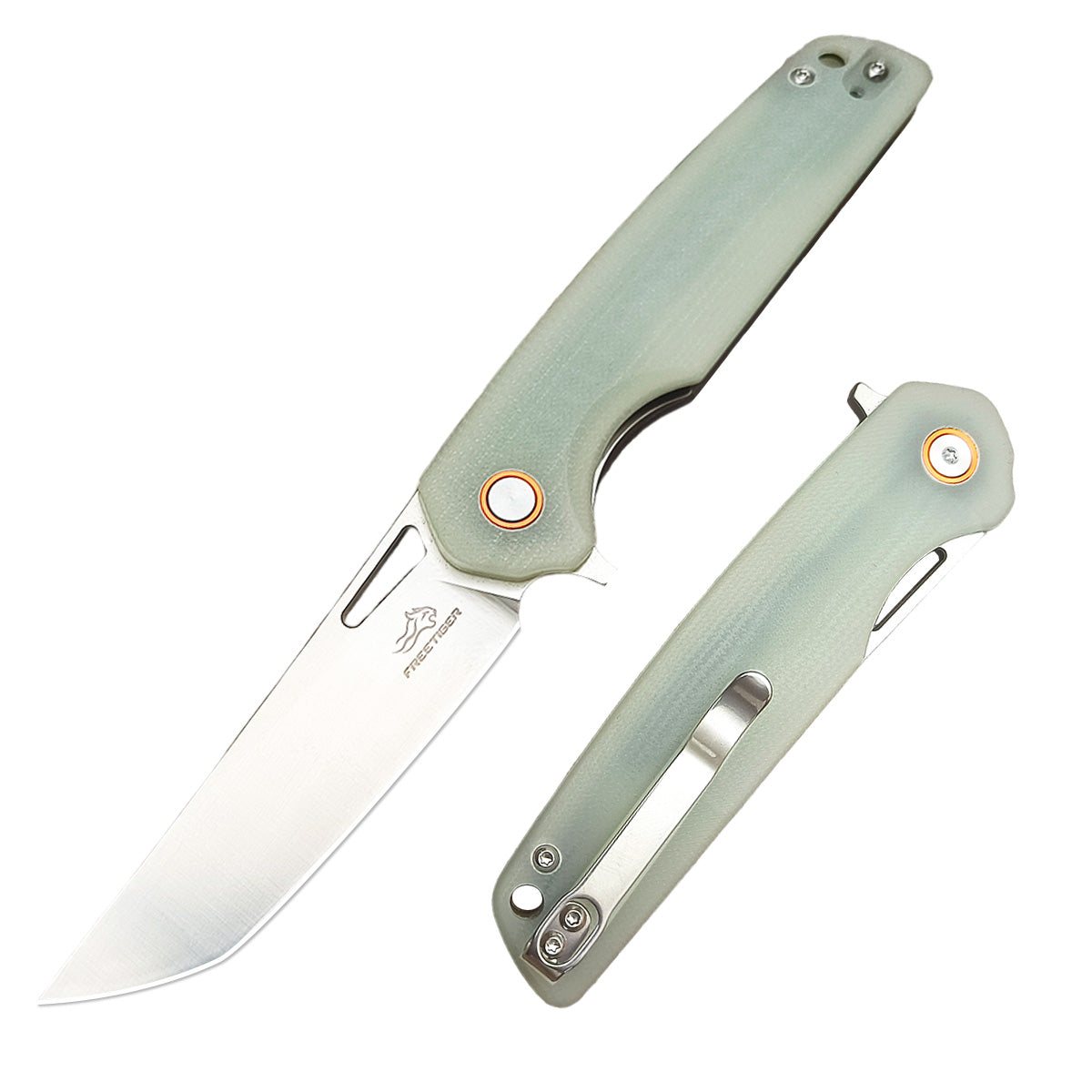 FFREETIGER D2 Blade G10 Handle Liner Lock Pocket Folding Knife FT917