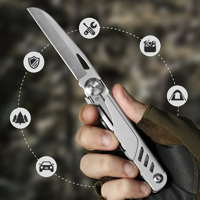 13 IN 1 Multipurpose Folding Knife EDC Multi-tools Portable Multitool Pocket Knife Camping Scissors Saw survival Gadgets