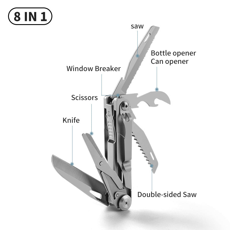 13 IN 1 Multipurpose Folding Knife EDC Multi-tools Portable Multitool Pocket Knife Camping Scissors Saw survival Gadgets