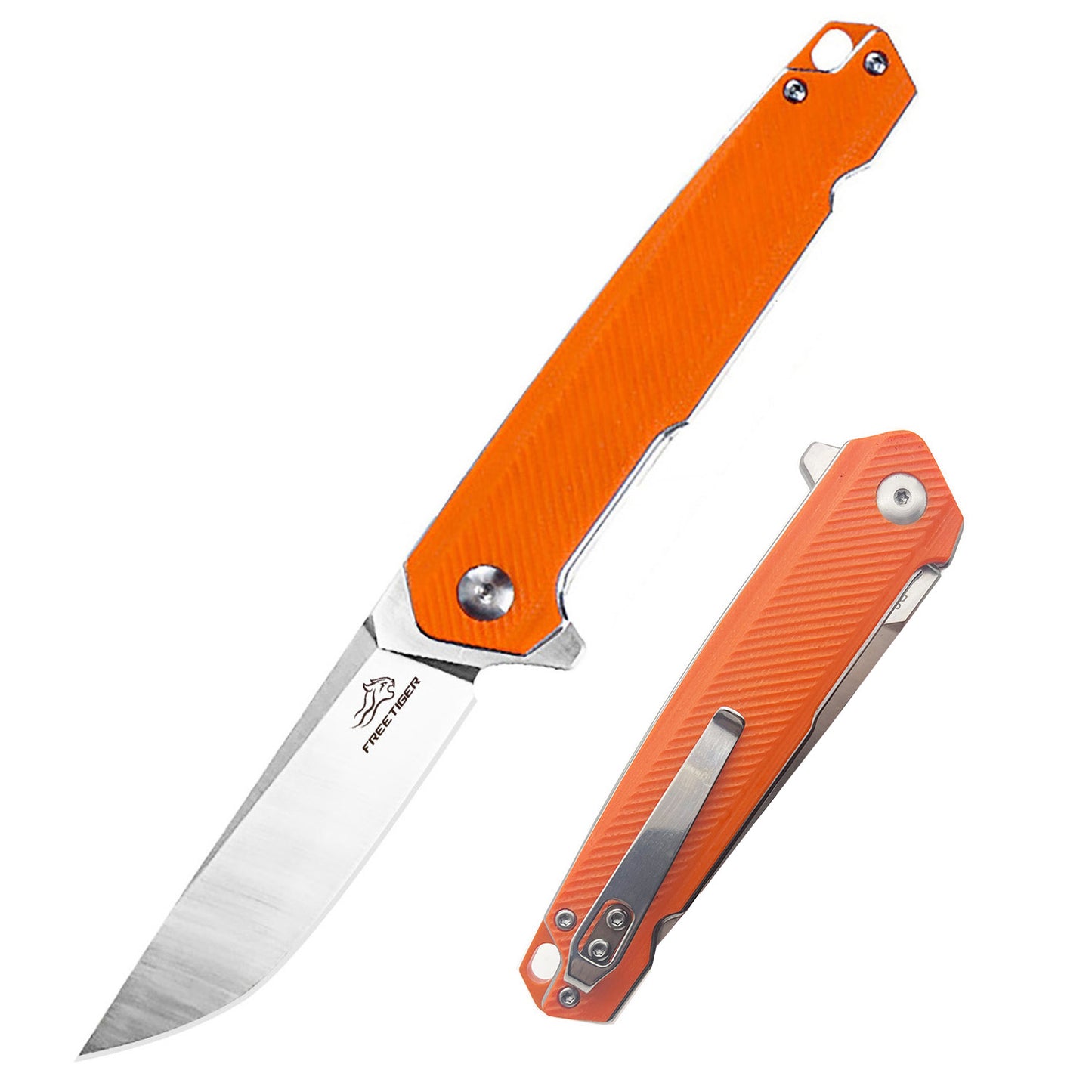 FREETIGER D2 Blade G10 Handle Liner Lock Pocket Knife EDC Knives FT915