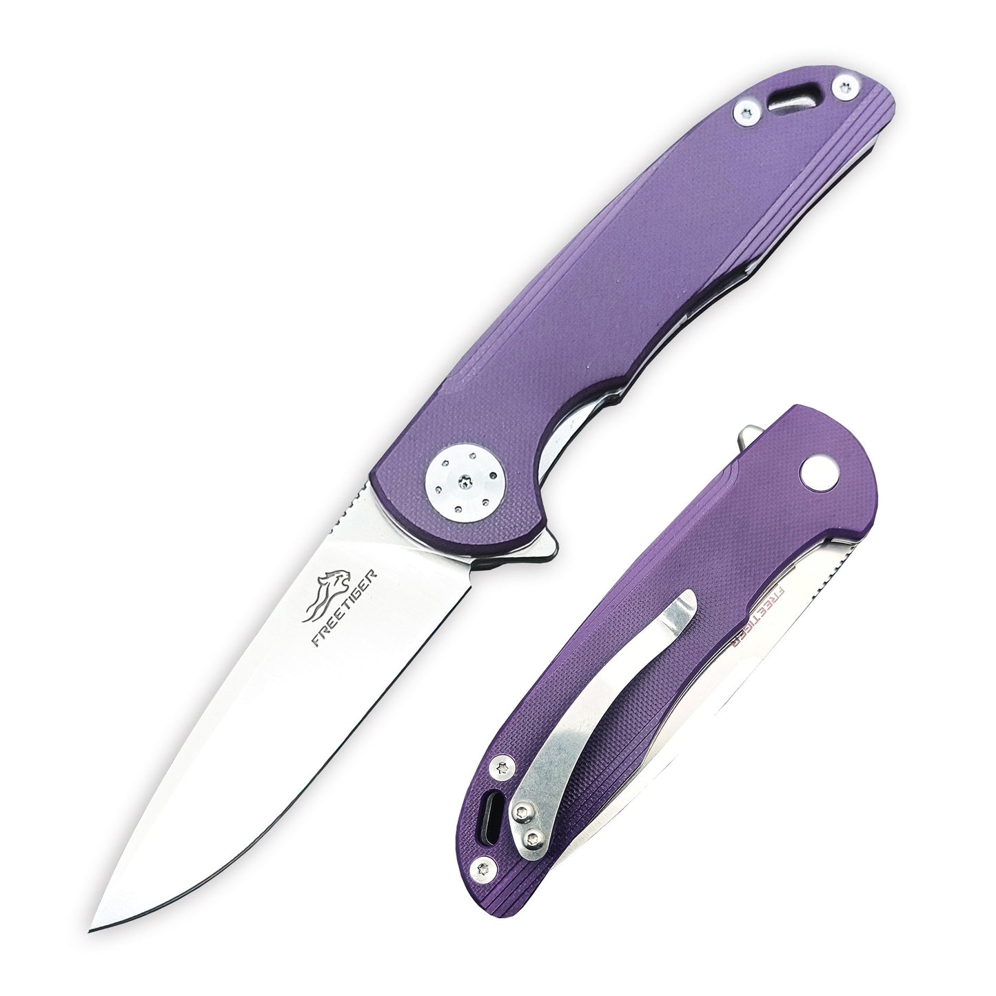 FREETIGER FT901 D2 Blade G10 Handle Liner Lock Folding Knife