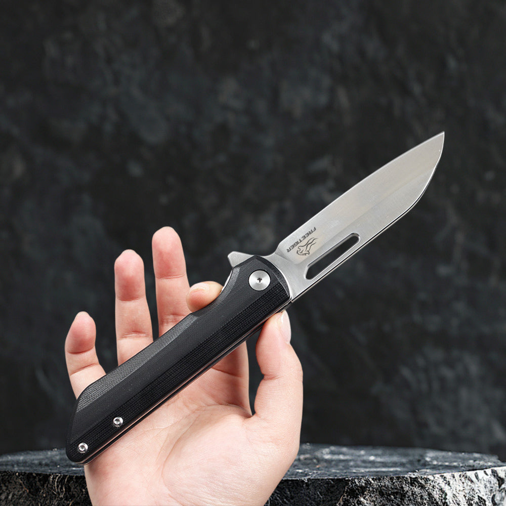 FREETIGER FT933 Folding Knife G10 Handle D2 Blade Liner Lock Pocket Knife