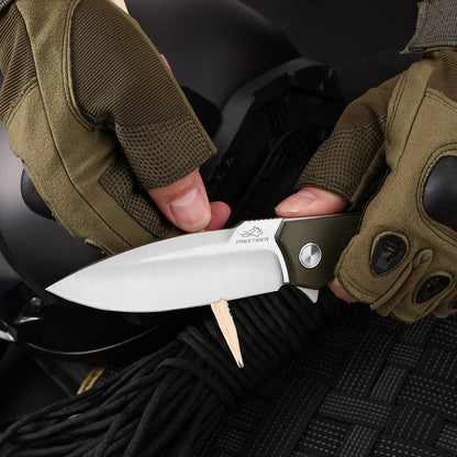 FREETIGER FT91 Folding Pocket Knife D2 Blade G10 Handle Liner Lock
