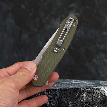 Compact EDC Knife with D2 Steel Blade FT936