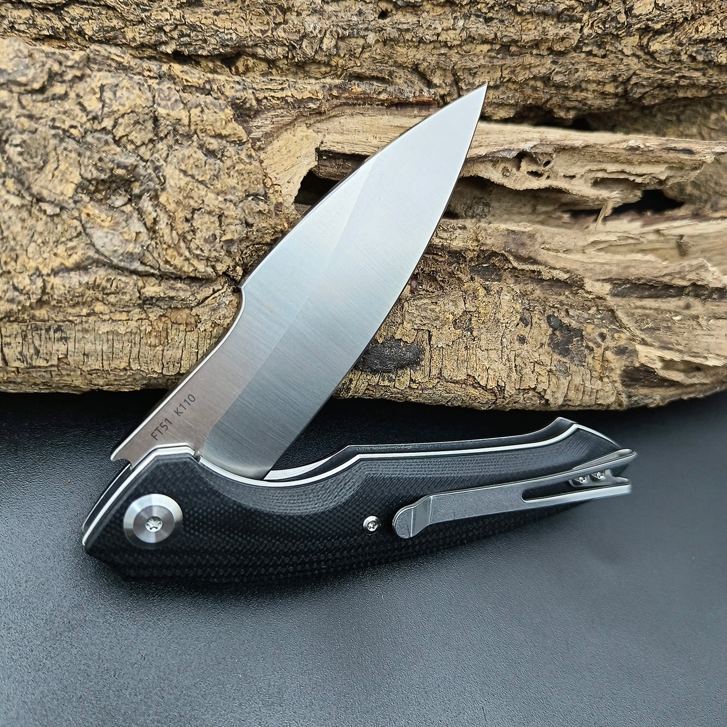 FREETIGER FT51 K110 Blade G10 / CarbonFiber Folding Pocket Knife