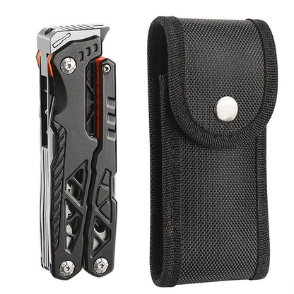 Multi-functional Folding Pliers – Stainless Steel & Aluminum Alloy Survival Tool with Screwdrivers, Wire Cutters, Knife, Can Opener, Bottle Opener,Whistle