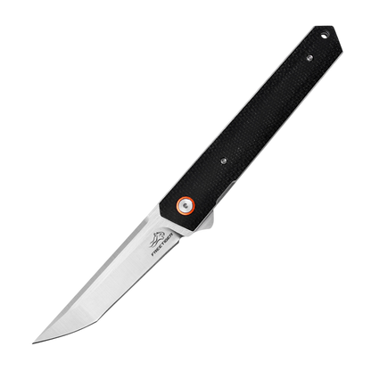 Tanto EDC Pocket Folding Knife - D2 Steel Blade & Micarta Handle FT940