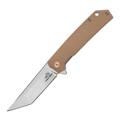 Tanto Folding EDC Knife - D2 Blade G10 Handle, EDC Gadgets FT938