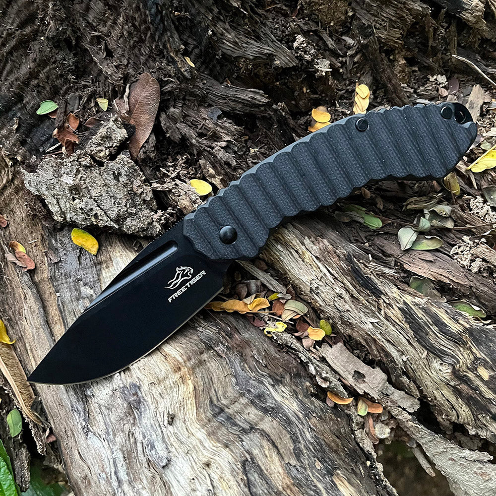 FREETIGER FT712 D2 Blade G10 Handle Liner Lock Folding Knife