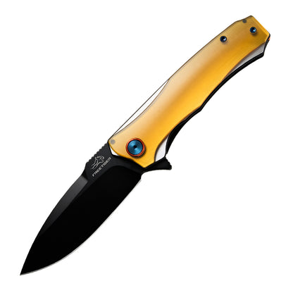 FREETIGER FT81 Ultem Handle D2 Blade Liner-Lock Ball Bearing Folding Knife