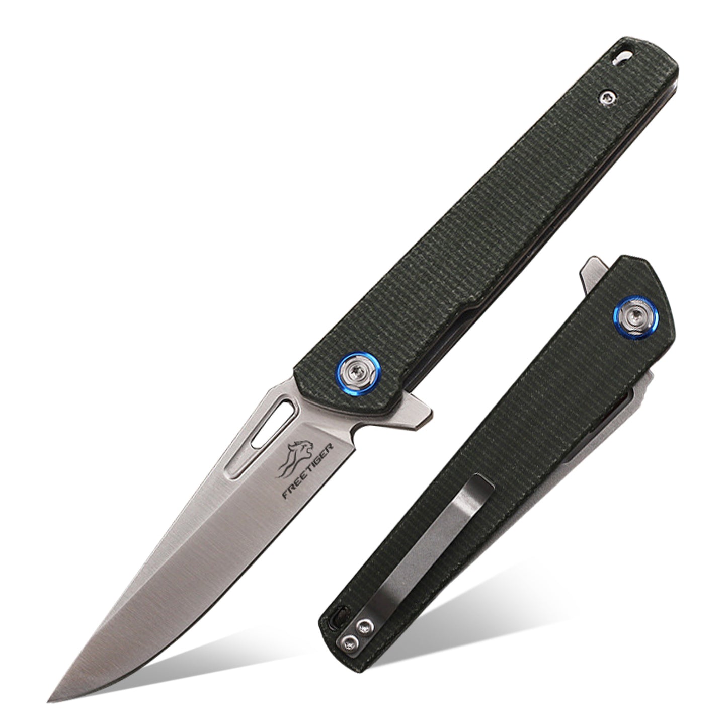 Small EDC Knife for Men | Compact 3.15" Sharp D2 Blade, Micarta Handle FT921