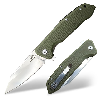 FREETIGER FT920 D2 Blade G10 Handle Liner Lock Flipper Folding Knife