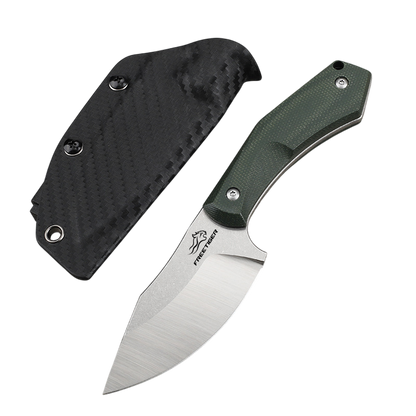 Fixed Blade Knife, DC53 Blade & Micarta Handle,with Kydex Sheath FTB203