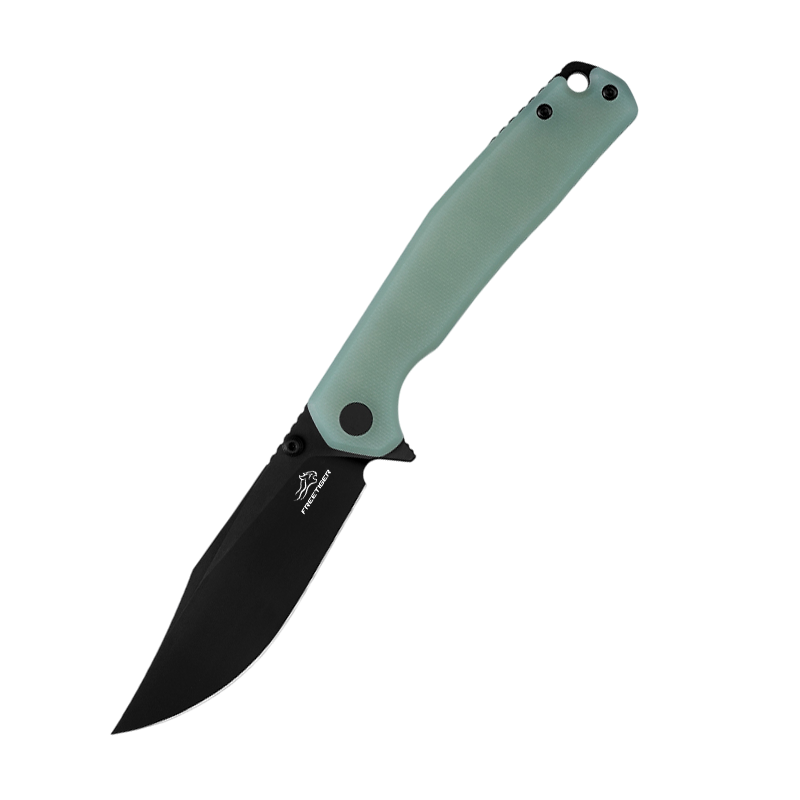 Folding Pocket Knife with 14C28N Steel Blade G10 Handle FT971