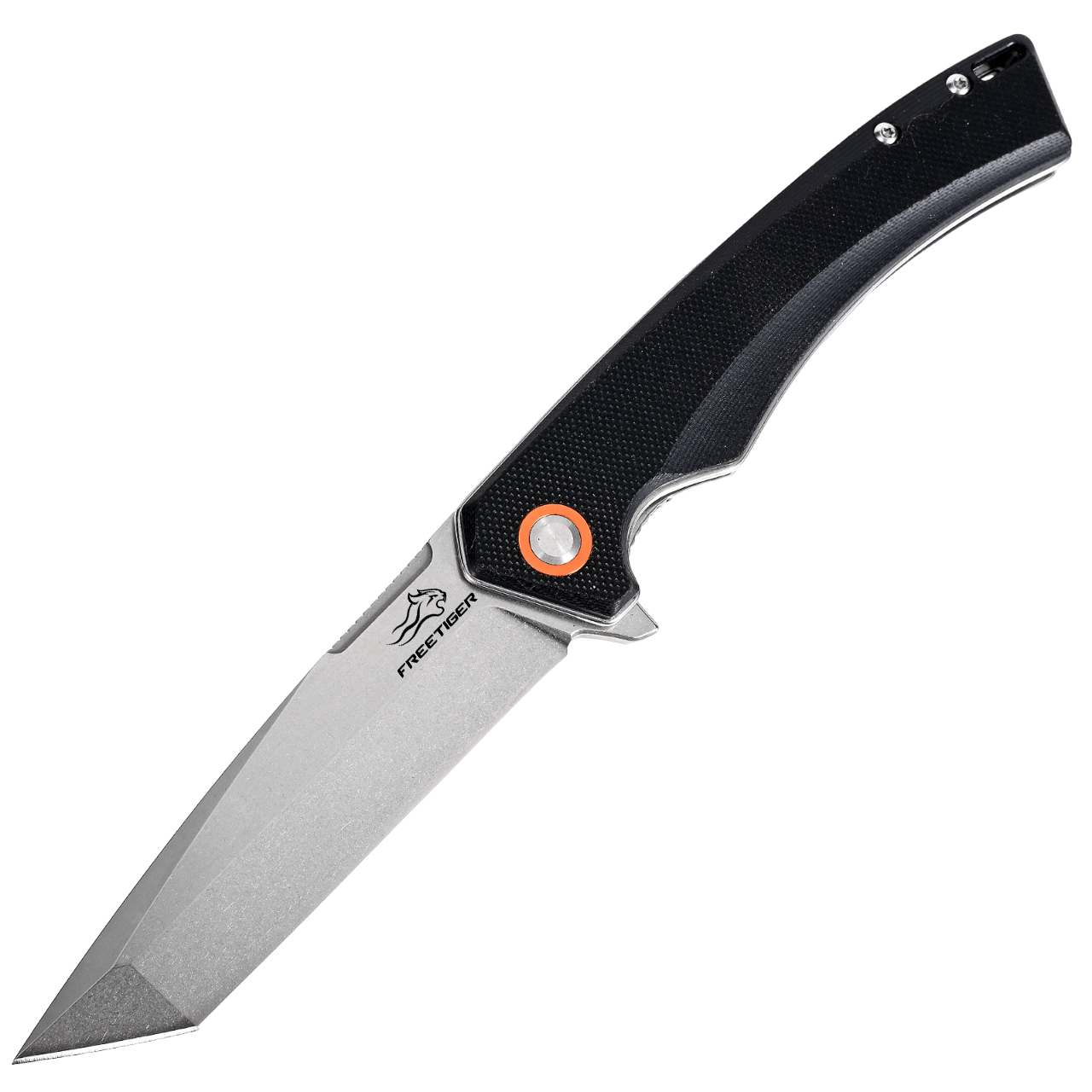 Folding Knife for EDC, 3.54 inch D2 Blade, G10 Handle, Pocket Knife with Clip FT924