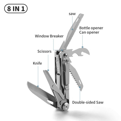 13 IN 1 Multipurpose Folding Knife EDC Multi-tools Portable Multitool Pocket Knife Camping Scissors Saw survival Gadgets