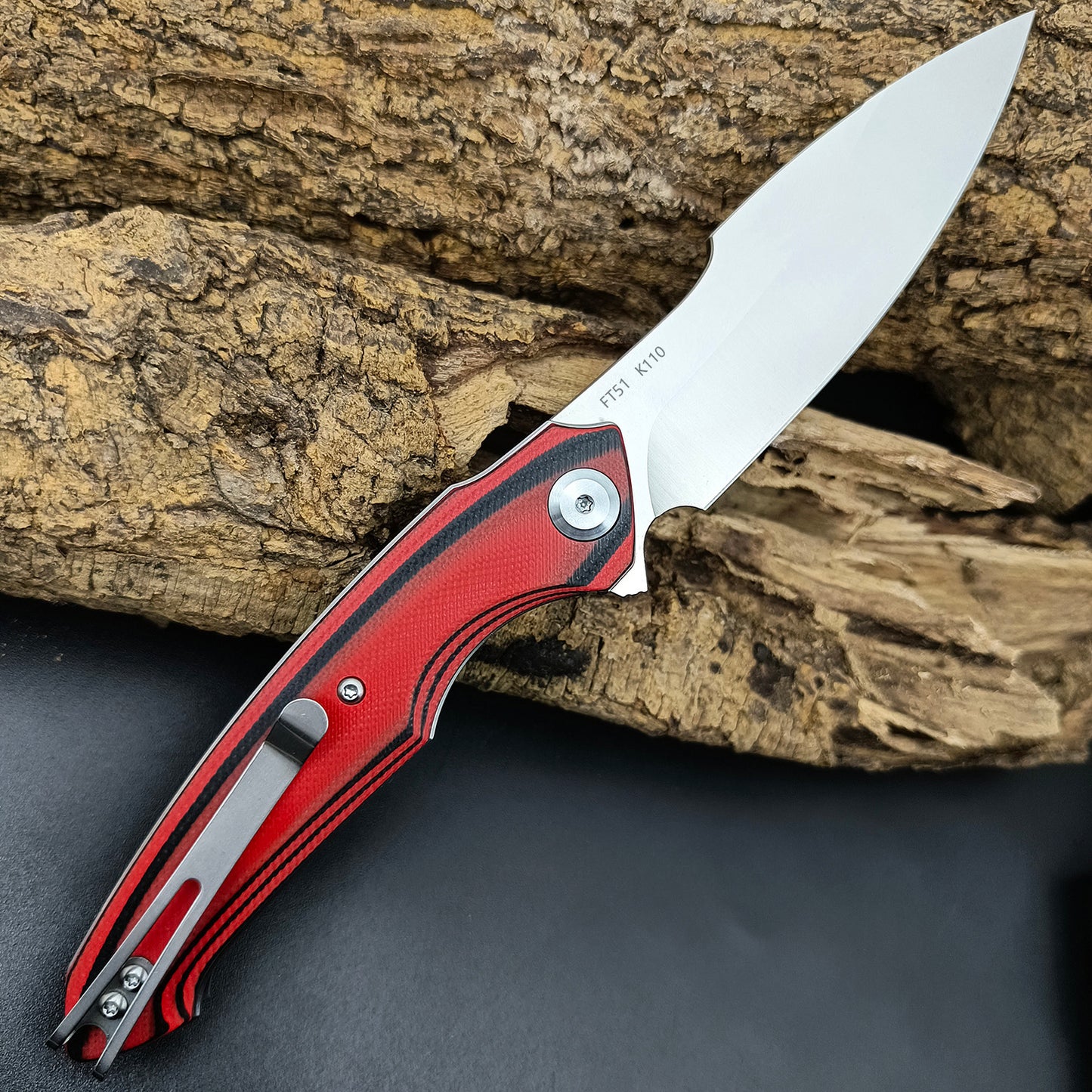 FREETIGER FT51 K110 Blade G10 / CarbonFiber Folding Pocket Knife