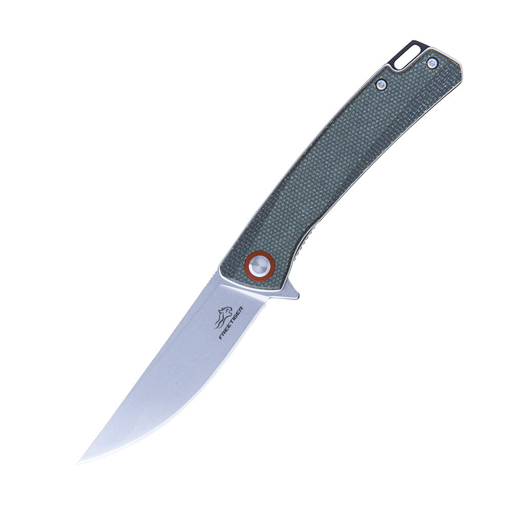 FREETIGER Pocket Folding with Clip D2 Blade Micarta Handle EDC Cool Gadgets Knives FT959