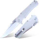 WHITE G10 SATIN BLADE
