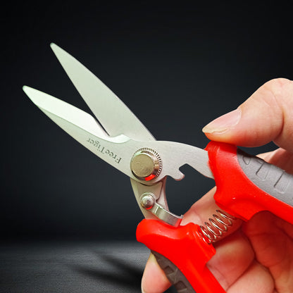 FreeTiger Garden Scissors with Use-Friendly Safety Lock