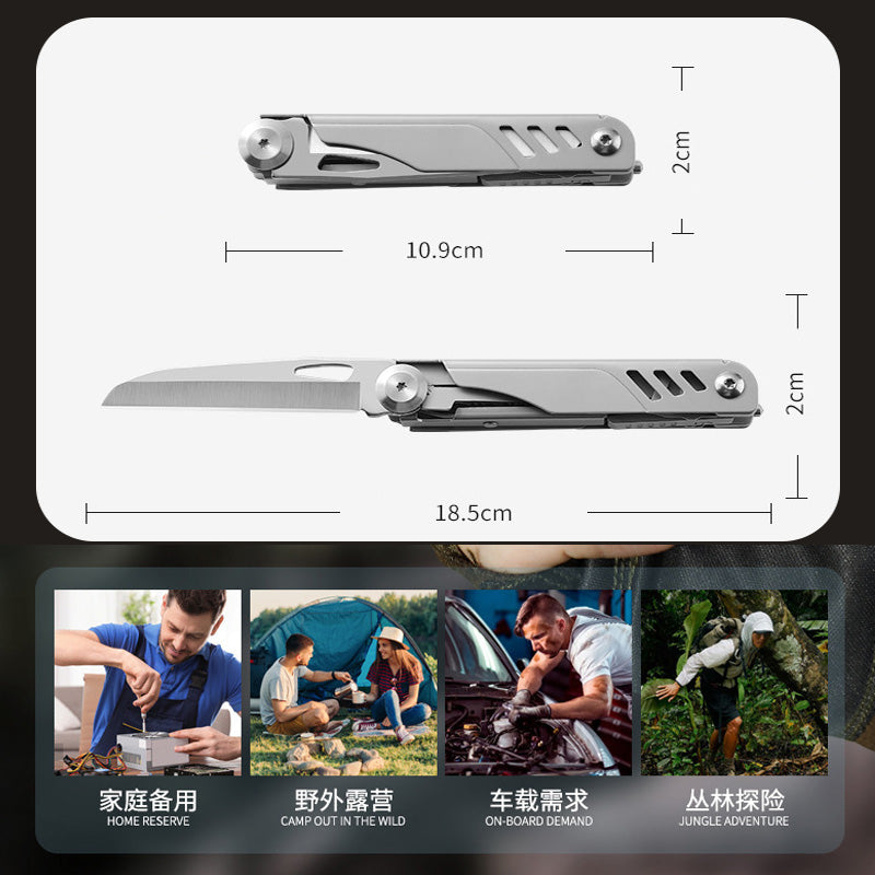 13 IN 1 Multipurpose Folding Knife EDC Multi-tools Portable Multitool Pocket Knife Camping Scissors Saw survival Gadgets